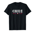 Chile 70S 80S Type Flag T-Shirt - Novelty Apparel Unisex - T-Shirt, Sweatshirt, Hoodie