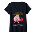 Womens Funny Walking Brain T-Shirt - Casual Everyday Wear for Adults - T-Shirt, Sweatshirt, Hoodie