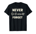 Never Forget Car Parts Automotive T-Shirt - Unique Graphic Men Women - T-Shirt, Sweatshirt, Hoodie