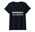 Womens Professional Overthinker V T-Shirt - Fun Novelty Design Men Women - T-Shirt, Sweatshirt, Hoodie