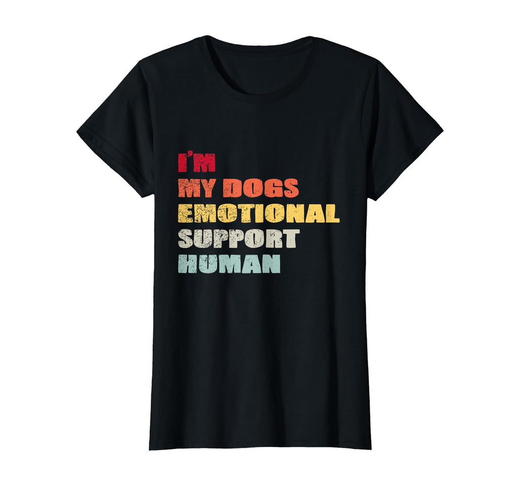 Im My Dogs Emotional Support Human T-Shirt - Graphic Print Men Women - T-Shirt, Sweatshirt, Hoodie