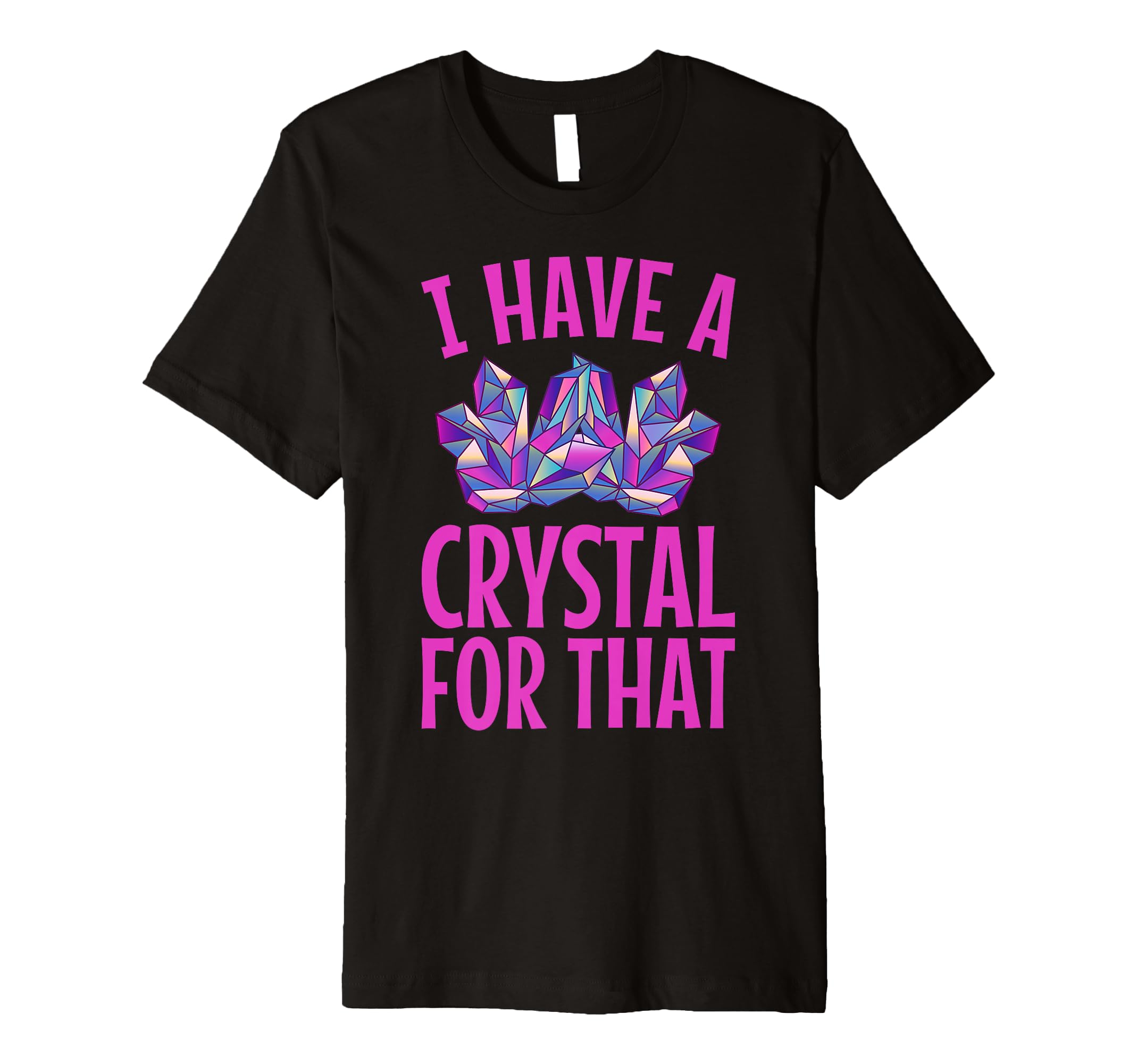 Crystal Gemstone Chakra Spiritual T-Shirt - Fun Novelty Design Unisex - T-Shirt, Sweatshirt, Hoodie