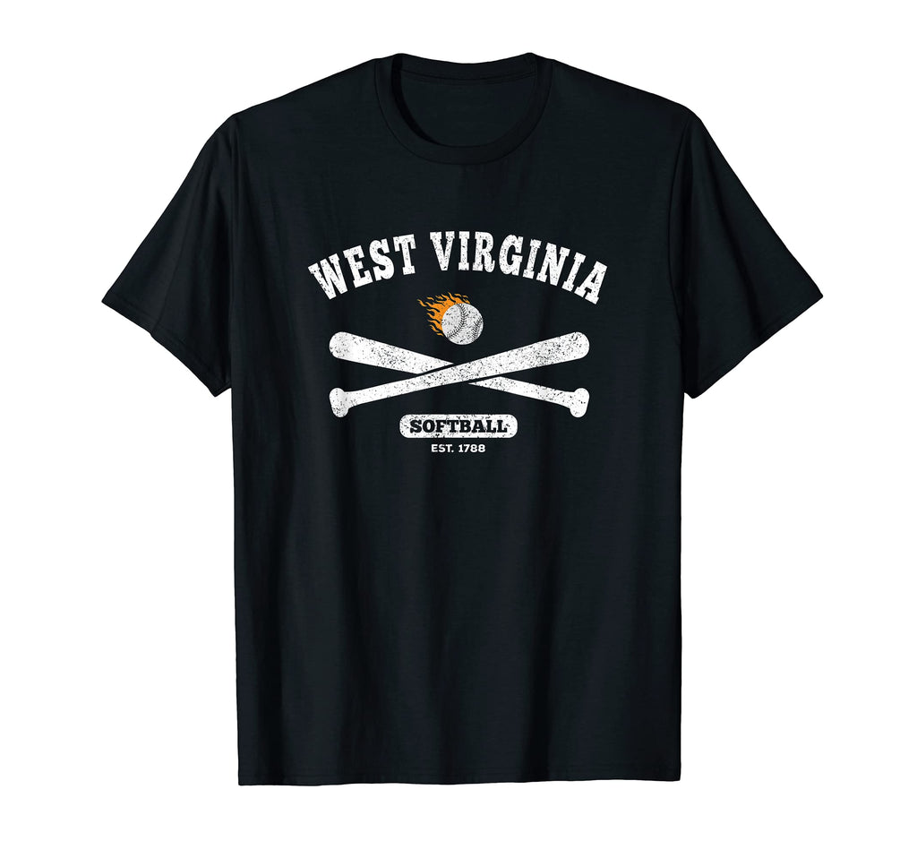 West Virginia Softball T-Shirt - Aesthetic Graphic Unisex - T-Shirt, Sweatshirt, Hoodie
