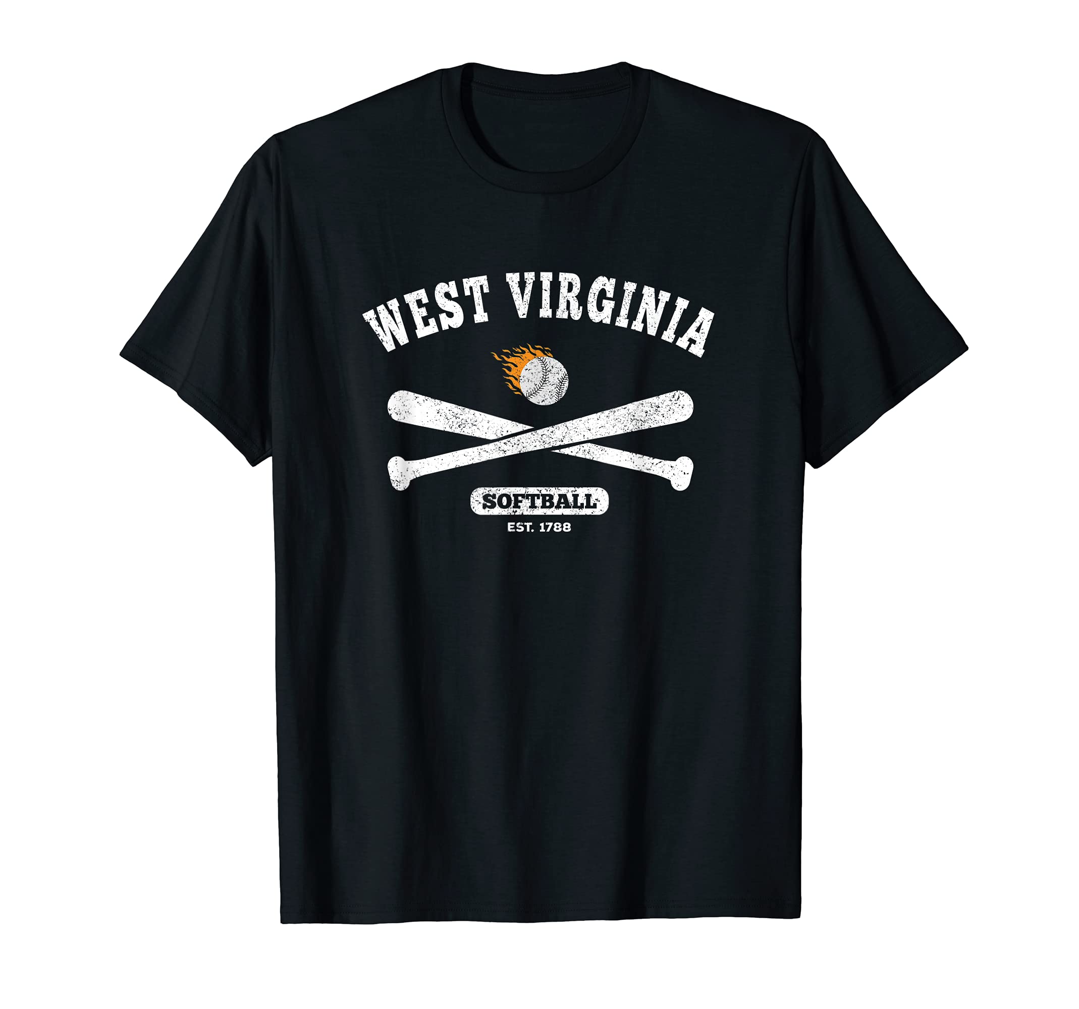 West Virginia Softball T-Shirt - Aesthetic Graphic Unisex - T-Shirt, Sweatshirt, Hoodie