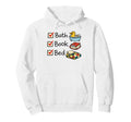 Bath Book Bed Book Lover Self Care Hoodie - Casual Everyday Wear Unisex - T-Shirt, Sweatshirt, Hoodie
