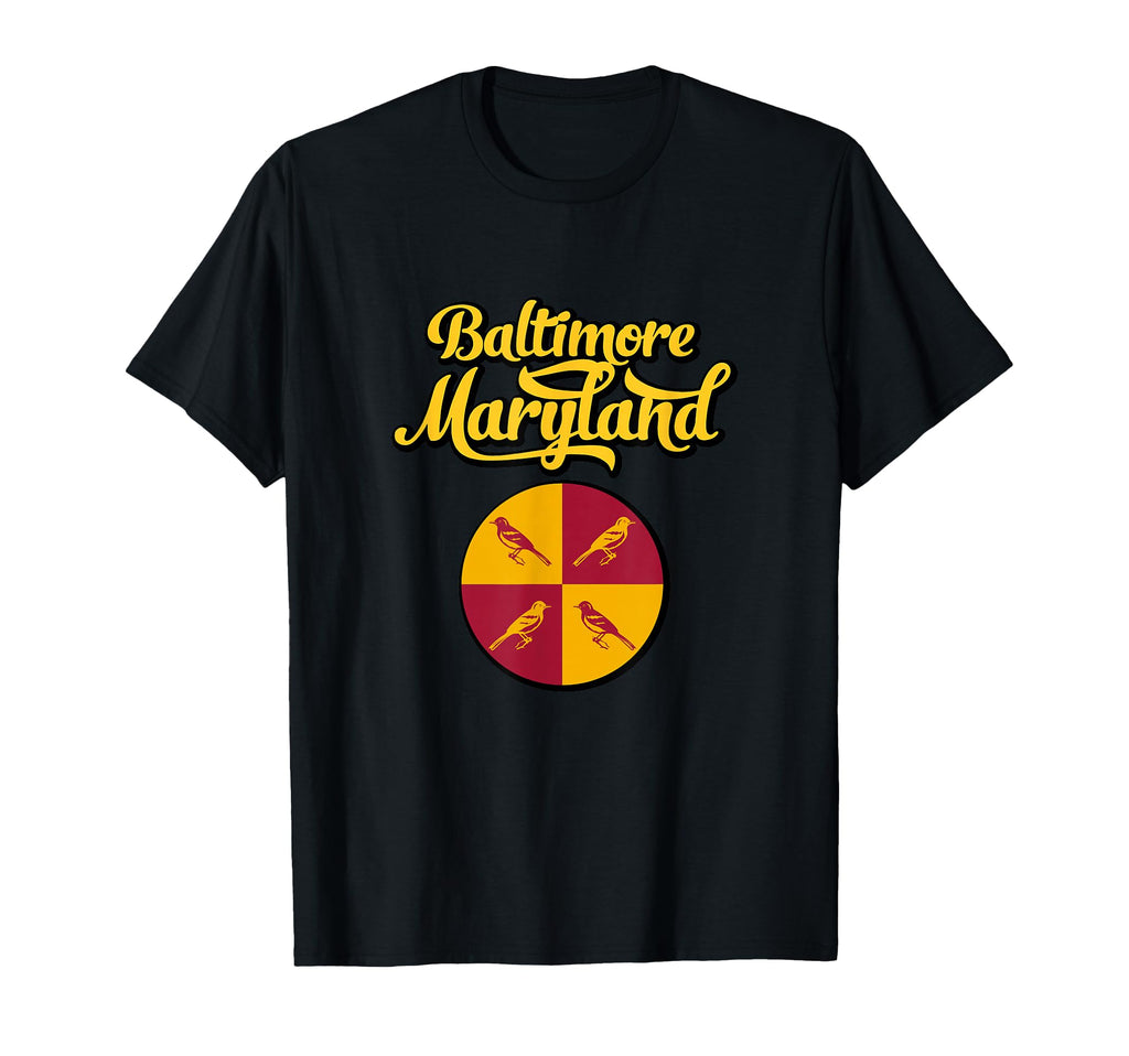 Baltimore Maryland Athletic Sport T-Shirt - Custom Art Print Unisex - T-Shirt, Sweatshirt, Hoodie