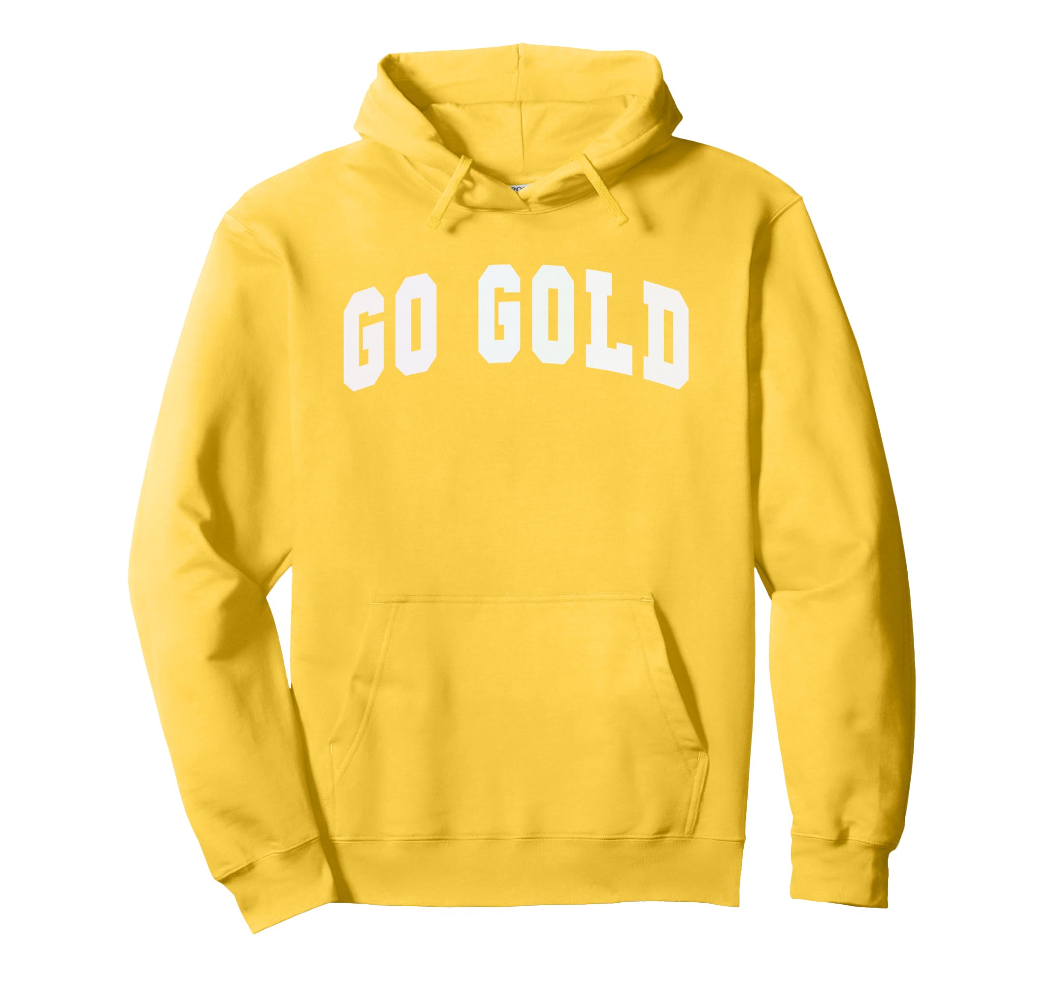 Lets Go Gold Team Motivational War Game Hoodie - Graphic Print for Adults - T-Shirt, Sweatshirt, Hoodie