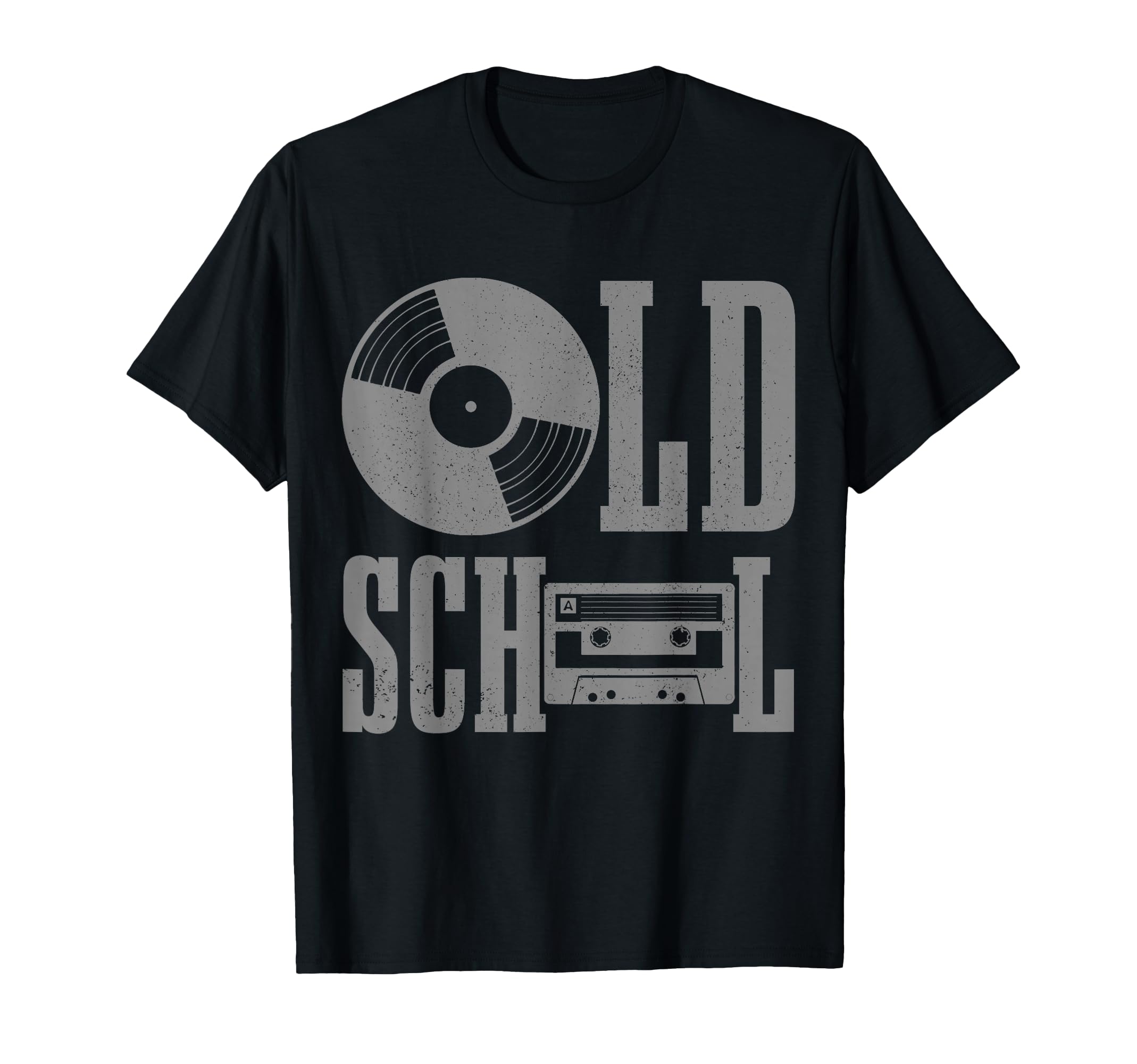 Vinyl Record Casette Tape Old T-Shirt - Casual Everyday Wear for Adults - T-Shirt, Sweatshirt, Hoodie