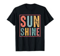 Sunshine Vibes Colorful Typography T-Shirt - Streetwear Style Men Women - T-Shirt, Sweatshirt, Hoodie