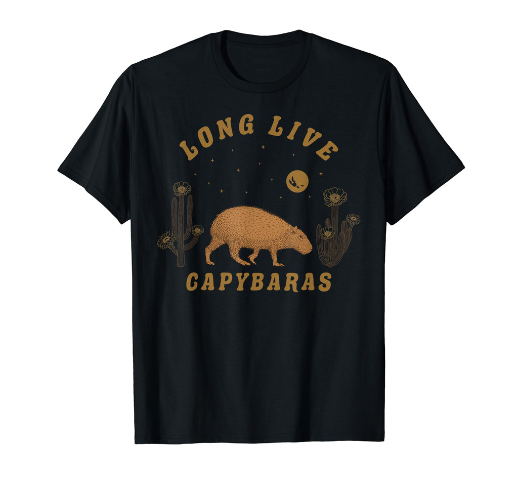 Western Desert Long Live Capybaras T-Shirt - Fun Novelty Design Men Women - T-Shirt, Sweatshirt, Hoodie