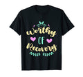 Worth Recovery Mental Health Awareness T-Shirt - Unique Graphic Men Women - T-Shirt, Sweatshirt, Hoodie