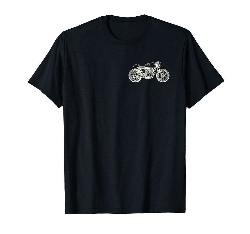 Motorcycle Club Cafe Racer Pocket T-Shirt - Novelty Apparel Men Women - T-Shirt, Sweatshirt, Hoodie