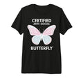 Certified Anti Social Butterfly Art Tri T-Shirt - Graphic Print Men Women - T-Shirt, Sweatshirt, Hoodie