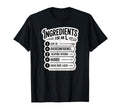 Recipe Regret L Formula T-Shirt - Unique Graphic Men Women - T-Shirt, Sweatshirt, Hoodie