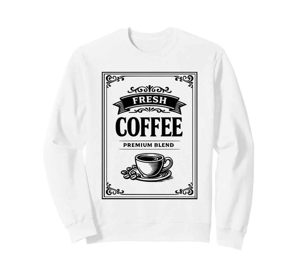 Coffee Sweatshirt - Custom Art Print Men Women - T-Shirt, Sweatshirt, Hoodie
