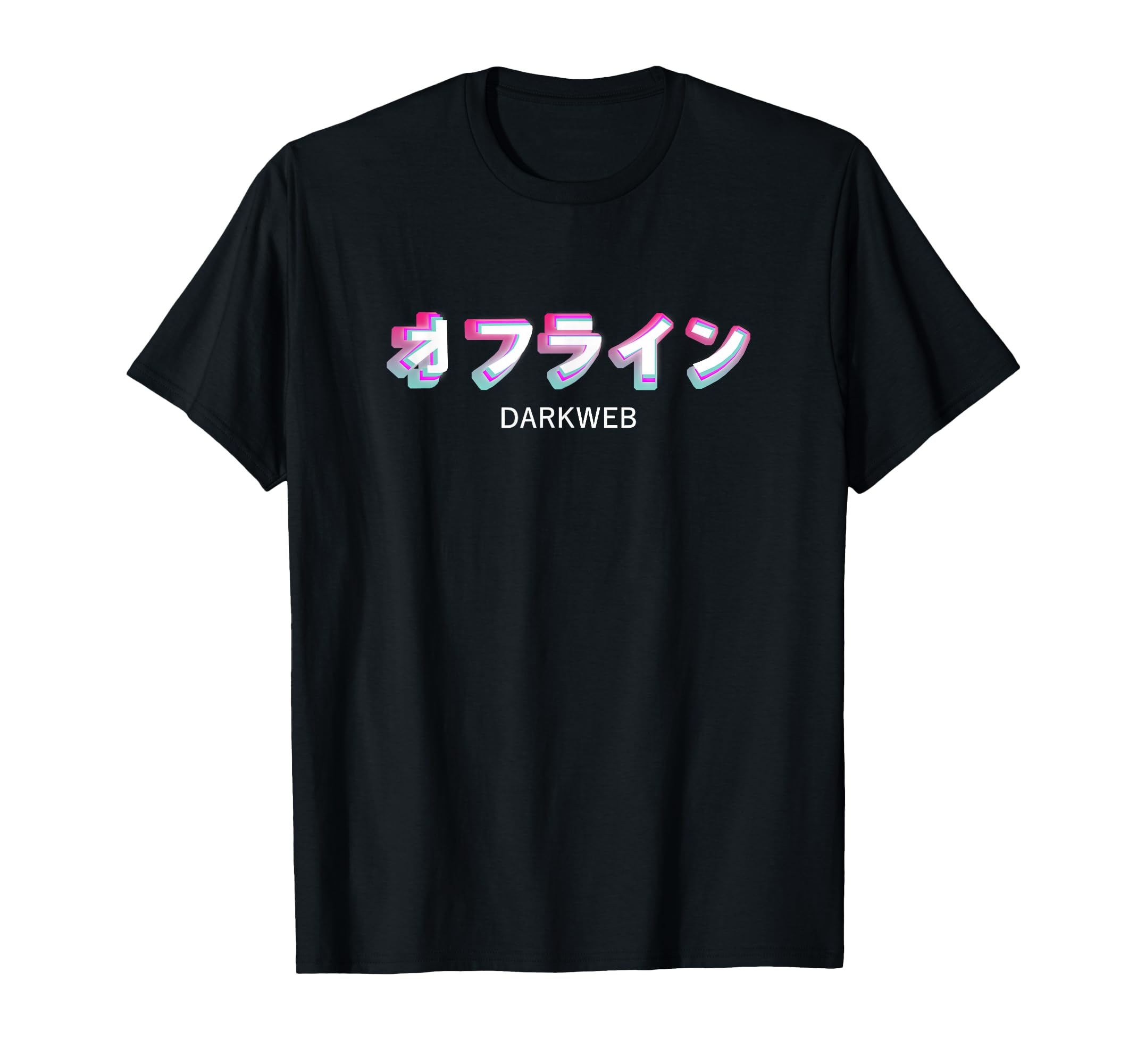 Darkweb Japanese Aesthetic Synthwave T-Shirt - Minimalist Print Unisex - T-Shirt, Sweatshirt, Hoodie