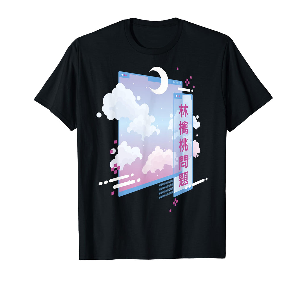 80S Vaporwave Synthwave Cyber Pastel Goth T-Shirt - Graphic Print Unisex - T-Shirt, Sweatshirt, Hoodie