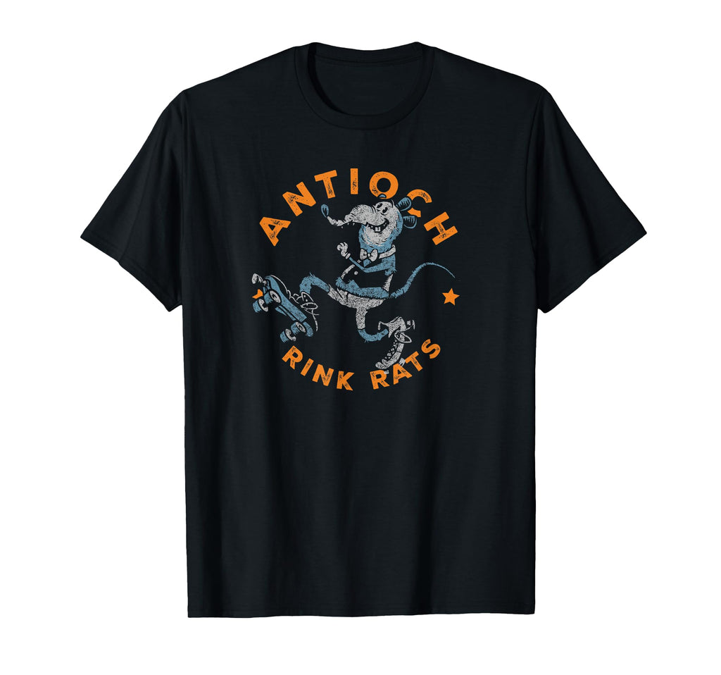 Roller Skating Rink Rat Antioch T-Shirt - Aesthetic Graphic Men Women - T-Shirt, Sweatshirt, Hoodie