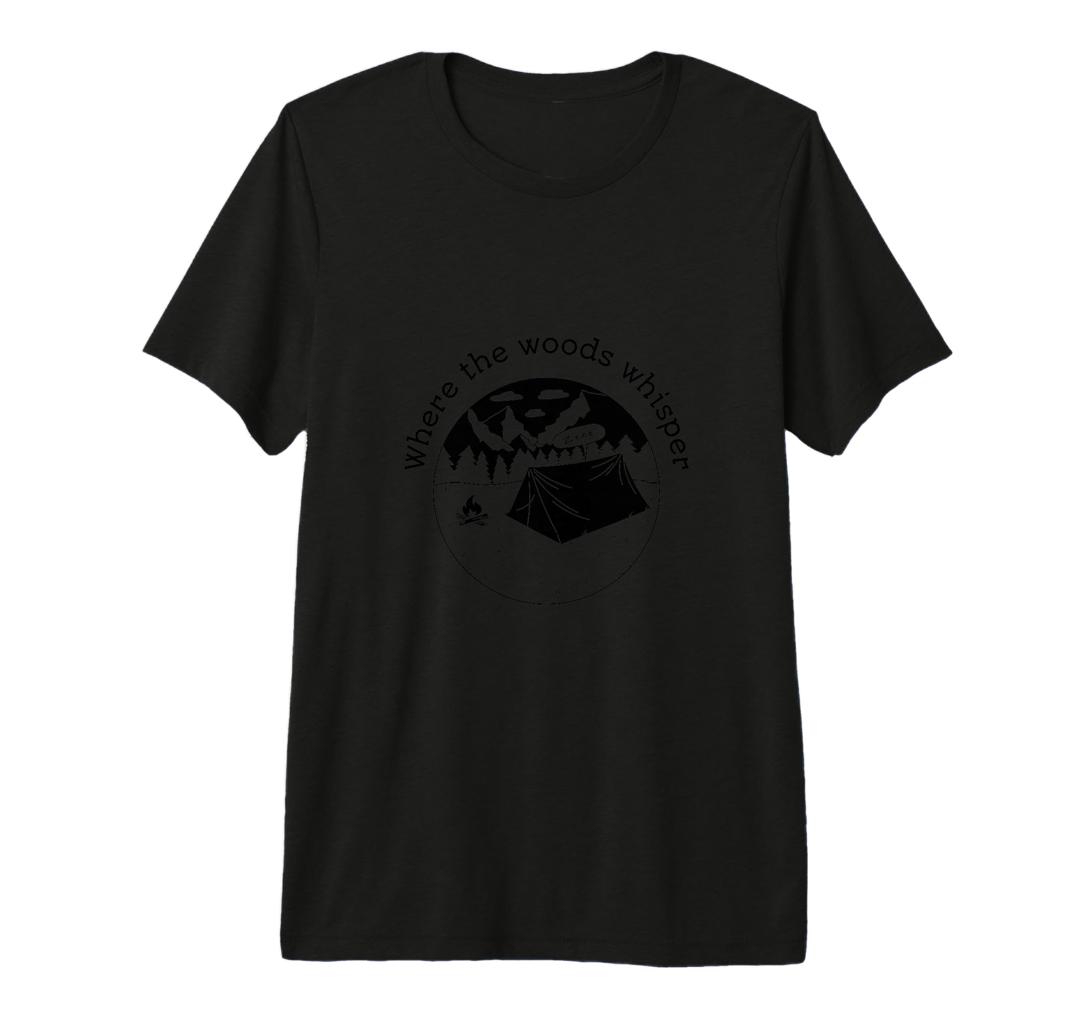 Where Woods Whisper Forest Sunset T-Shirt - Trendy Graphic Men Women - T-Shirt, Sweatshirt, Hoodie