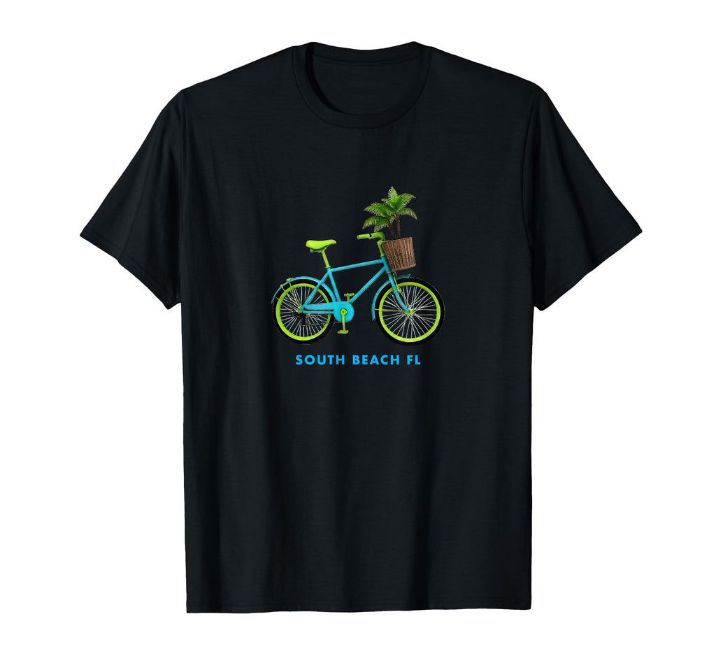 South Beach Bicycle Groovy 80S Vibe T-Shirt - Trendy Graphic Men Women - T-Shirt, Sweatshirt, Hoodie