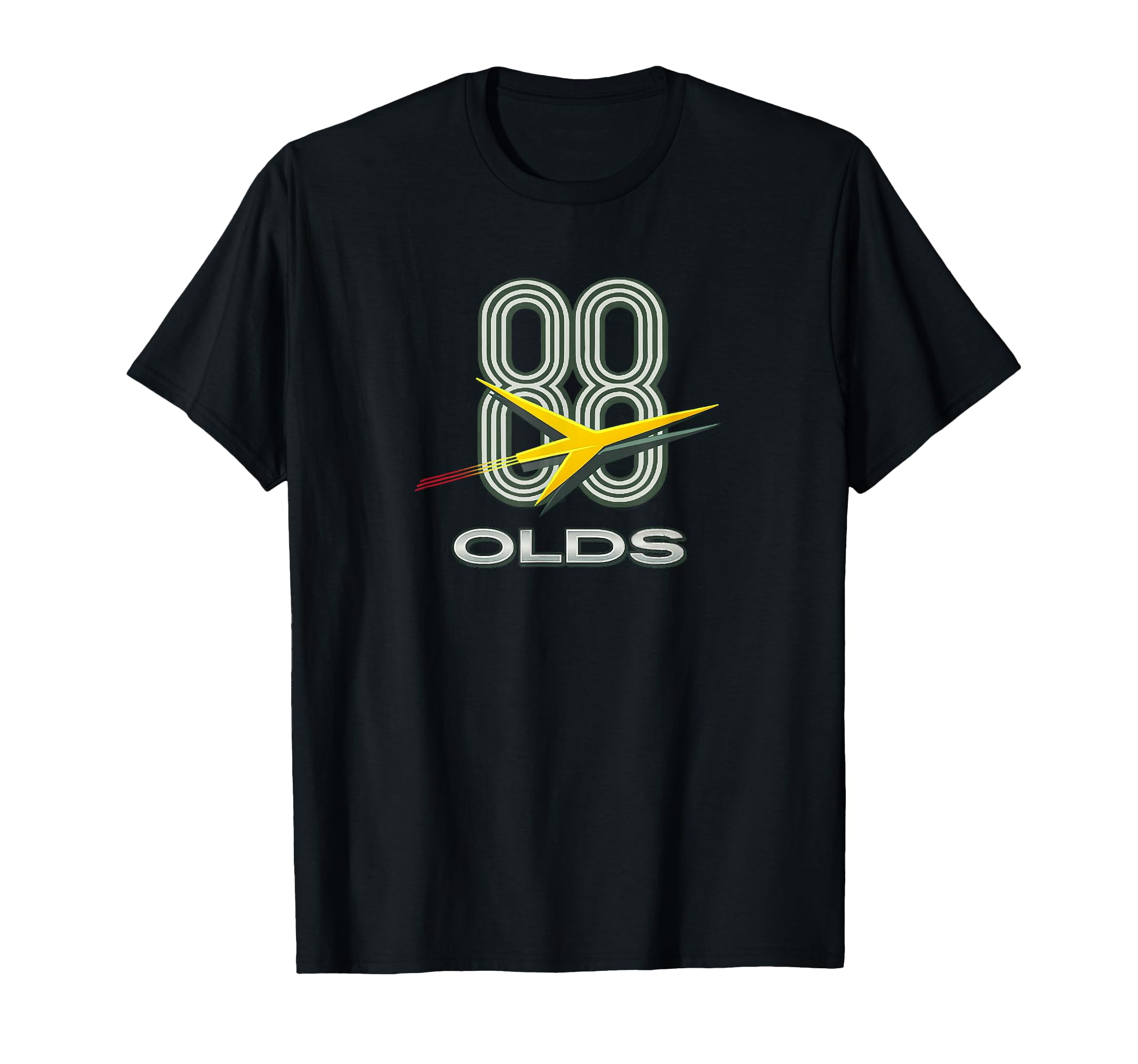 Olds 88 Rocket V8 Badge Art T-Shirt - Fun Novelty Design Men Women - T-Shirt, Sweatshirt, Hoodie