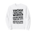 Social Worker Definition Sweatshirt - Fun Novelty Design Unisex - T-Shirt, Sweatshirt, Hoodie