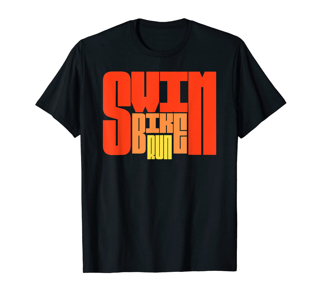 Swim Bike Run Triathlon Triathlete T-Shirt - Minimalist Print for Adults - T-Shirt, Sweatshirt, Hoodie
