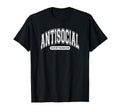 Antisocial Overthinker Funny Introvert T-Shirt - Graphic Print Unisex - T-Shirt, Sweatshirt, Hoodie