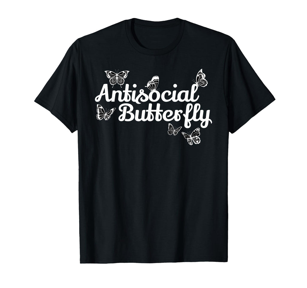 Antisocial Butterfly Introverts T-Shirt - Casual Everyday Wear for Adults - T-Shirt, Sweatshirt, Hoodie