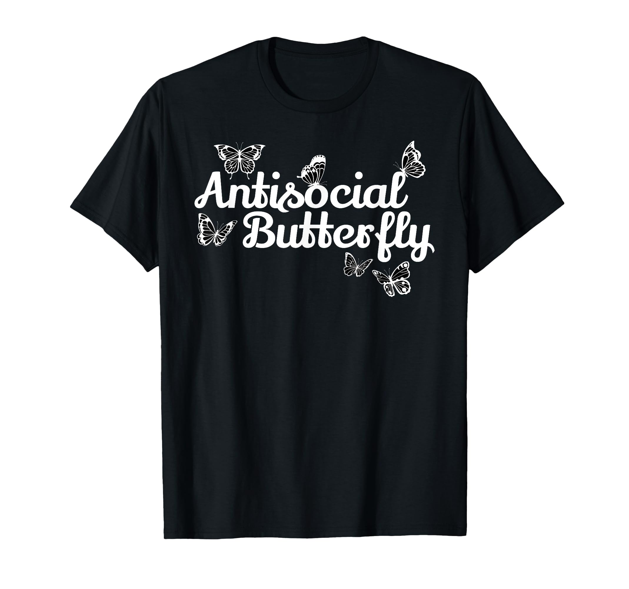 Antisocial Butterfly Introverts T-Shirt - Casual Everyday Wear for Adults - T-Shirt, Sweatshirt, Hoodie