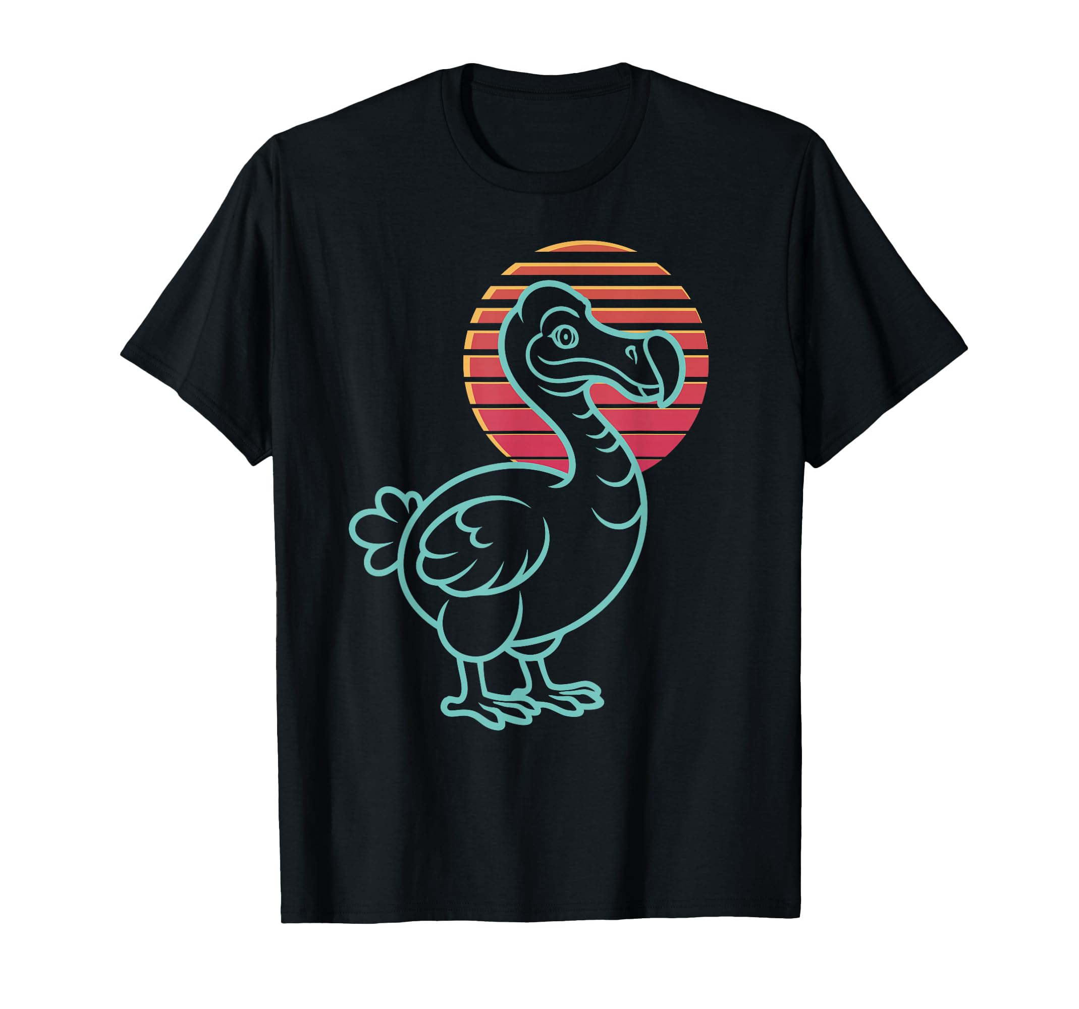 Dodo Lover Bird Animal Synthwave 80S T-Shirt - Minimalist Print Unisex - T-Shirt, Sweatshirt, Hoodie