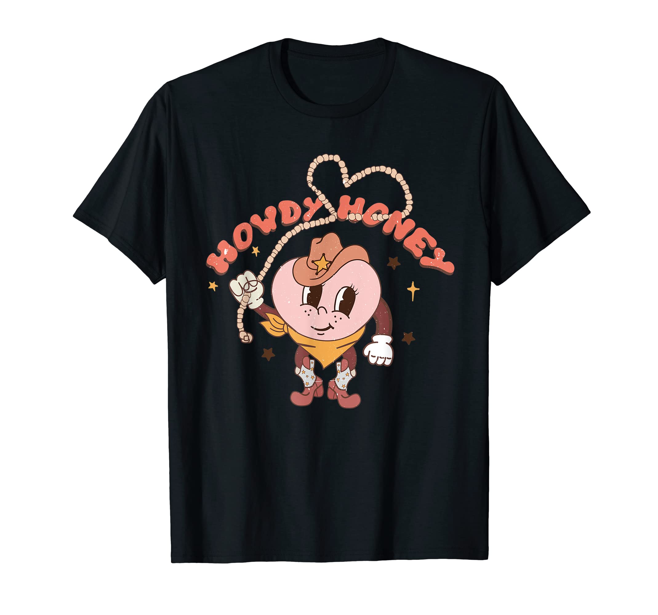 Howdy Valentines Cowgirl Honey Cowboy T-Shirt - Minimalist Print Unisex - T-Shirt, Sweatshirt, Hoodie