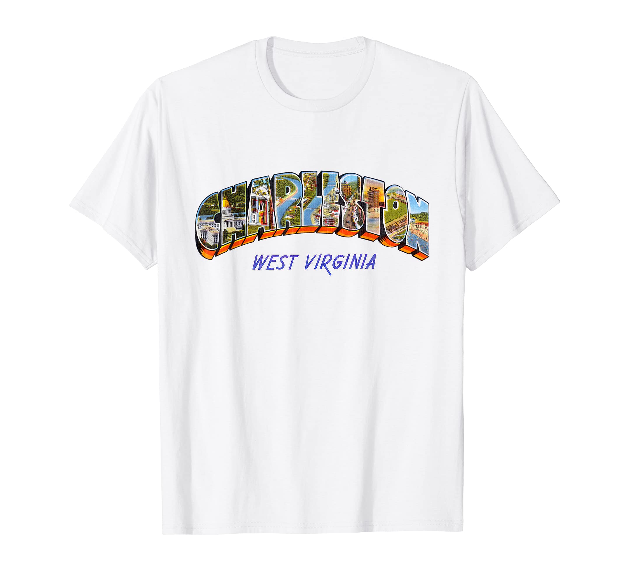 Charleston West Virginia Wv T-Shirt - Minimalist Print Men Women - T-Shirt, Sweatshirt, Hoodie