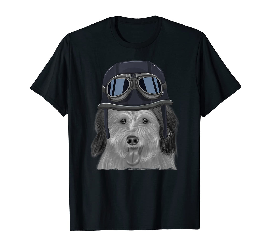 Coton De Tulear Wearing T-Shirt - Casual Everyday Wear Men Women - T-Shirt, Sweatshirt, Hoodie