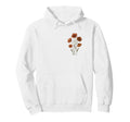 Poppy Flowers Botanical Boho Floral Hoodie - Custom Art Print Unisex - T-Shirt, Sweatshirt, Hoodie