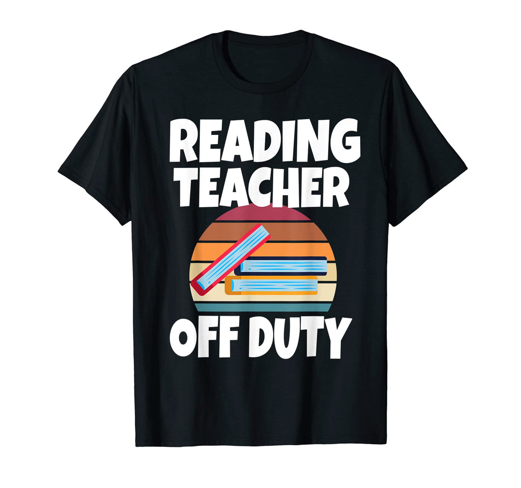 Readingteacher Off Duty Sunset T-Shirt - Minimalist Print Men Women - T-Shirt, Sweatshirt, Hoodie