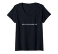 Womens Hold Let Me Overthink This V Neck T-Shirt - Aesthetic Graphic Unisex - T-Shirt, Sweatshirt, Hoodie