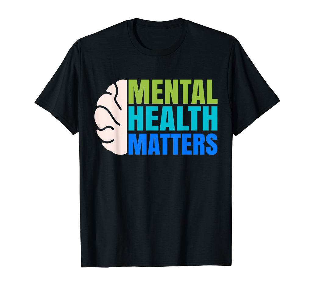 Mental Health Matters Green Mental T-Shirt - Minimalist Print Unisex - T-Shirt, Sweatshirt, Hoodie
