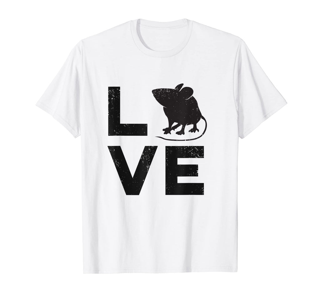 Love Mouth Typography Pet Mouse T-Shirt - Graphic Print Men Women - T-Shirt, Sweatshirt, Hoodie