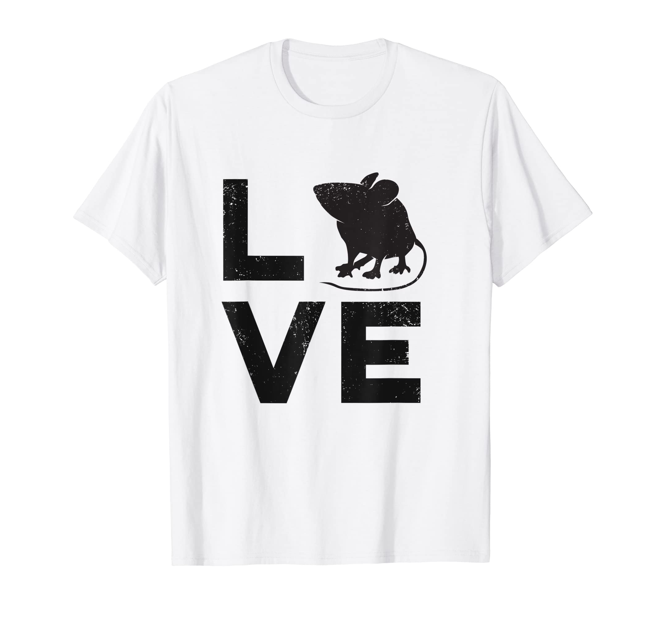 Love Mouth Typography Pet Mouse T-Shirt - Graphic Print Men Women - T-Shirt, Sweatshirt, Hoodie