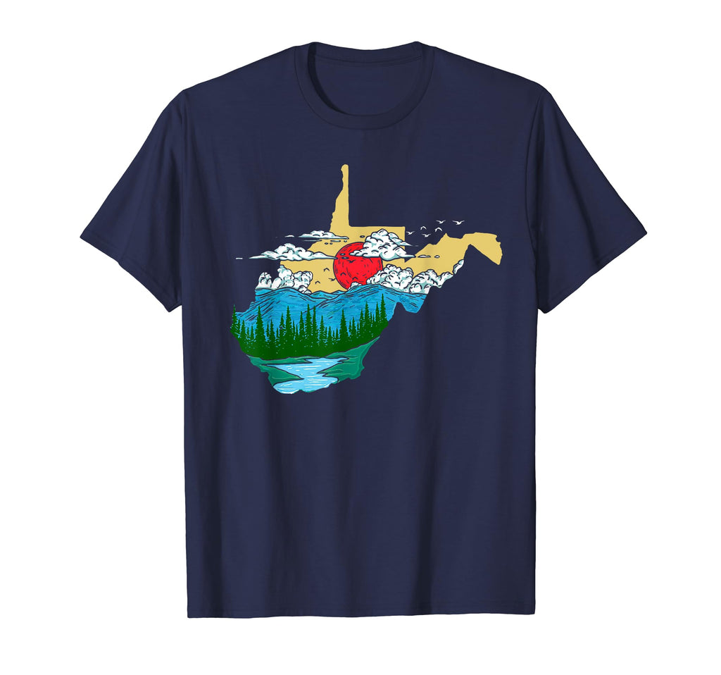 West Virginia Pride Outdoors Nature T-Shirt - Casual Everyday Wear Unisex - T-Shirt, Sweatshirt, Hoodie