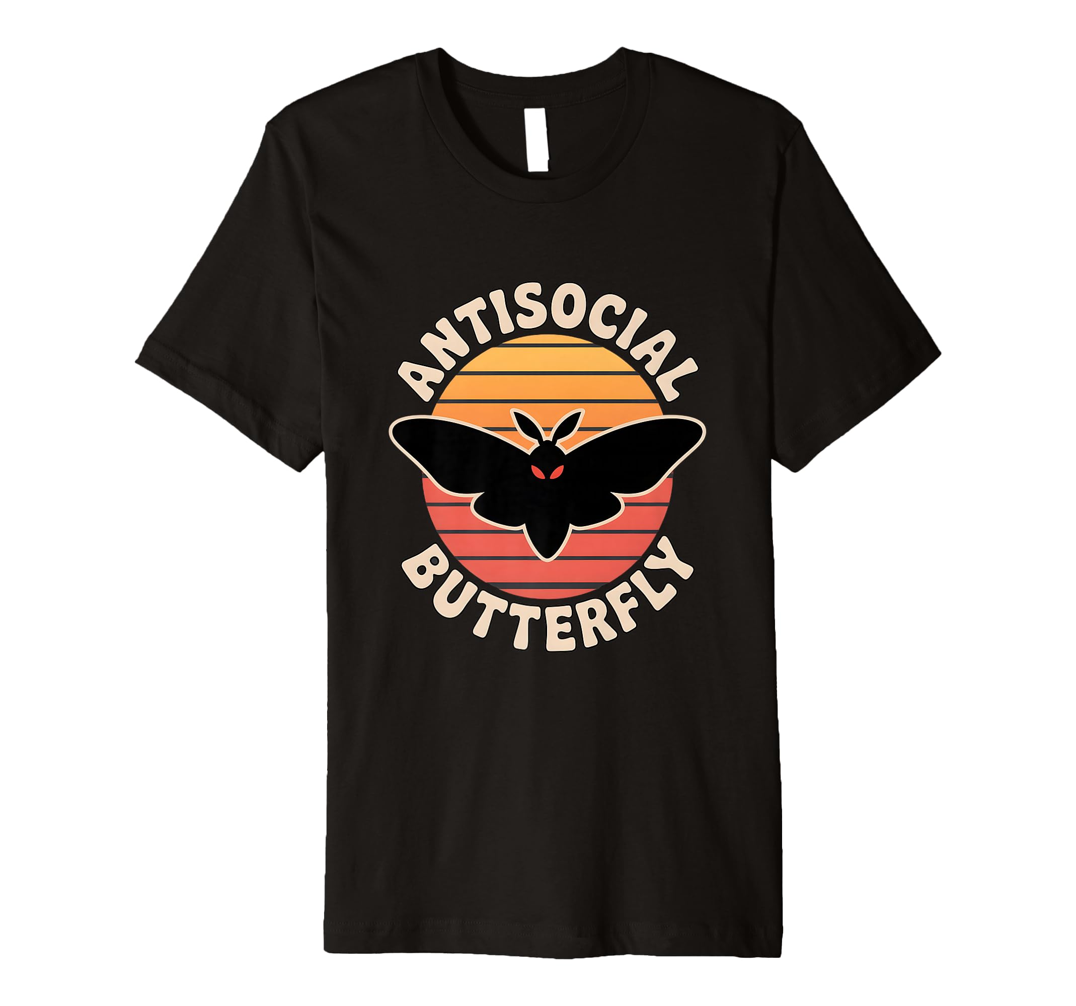 Moth Mann Cryptid Mothman Anti T-Shirt - Fun Novelty Design for Adults - T-Shirt, Sweatshirt, Hoodie