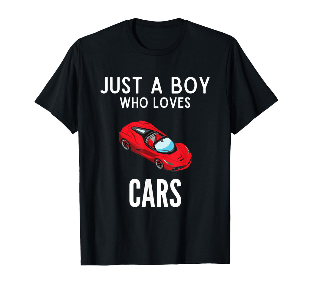 Just Who Loves Cars Funny Car Lover T-Shirt - Trendy Graphic Unisex - T-Shirt, Sweatshirt, Hoodie
