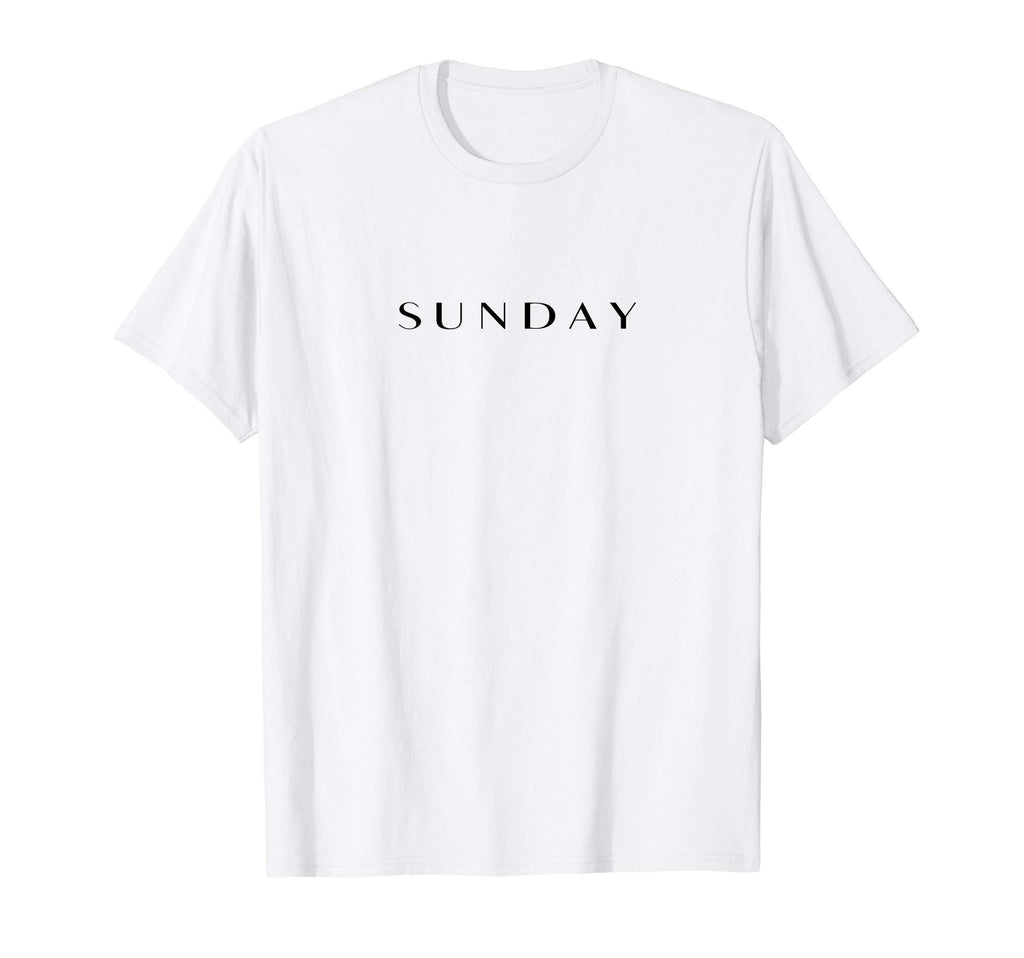 Sunday Chic Minimalist Type Brunch Self T-Shirt - Trendy Graphic Men Women - T-Shirt, Sweatshirt, Hoodie