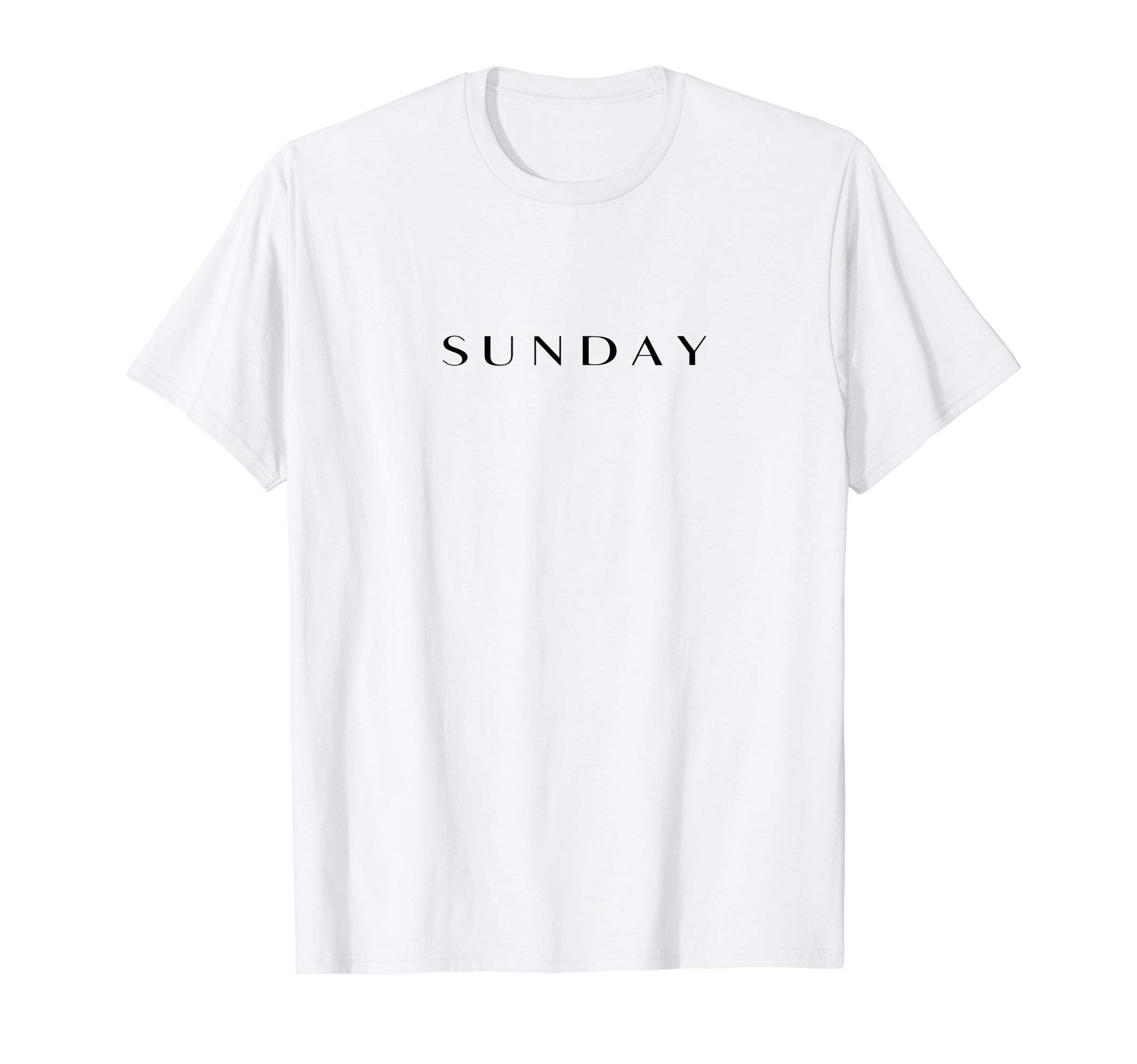 Sunday Chic Minimalist Type Brunch Self T-Shirt - Trendy Graphic Men Women - T-Shirt, Sweatshirt, Hoodie