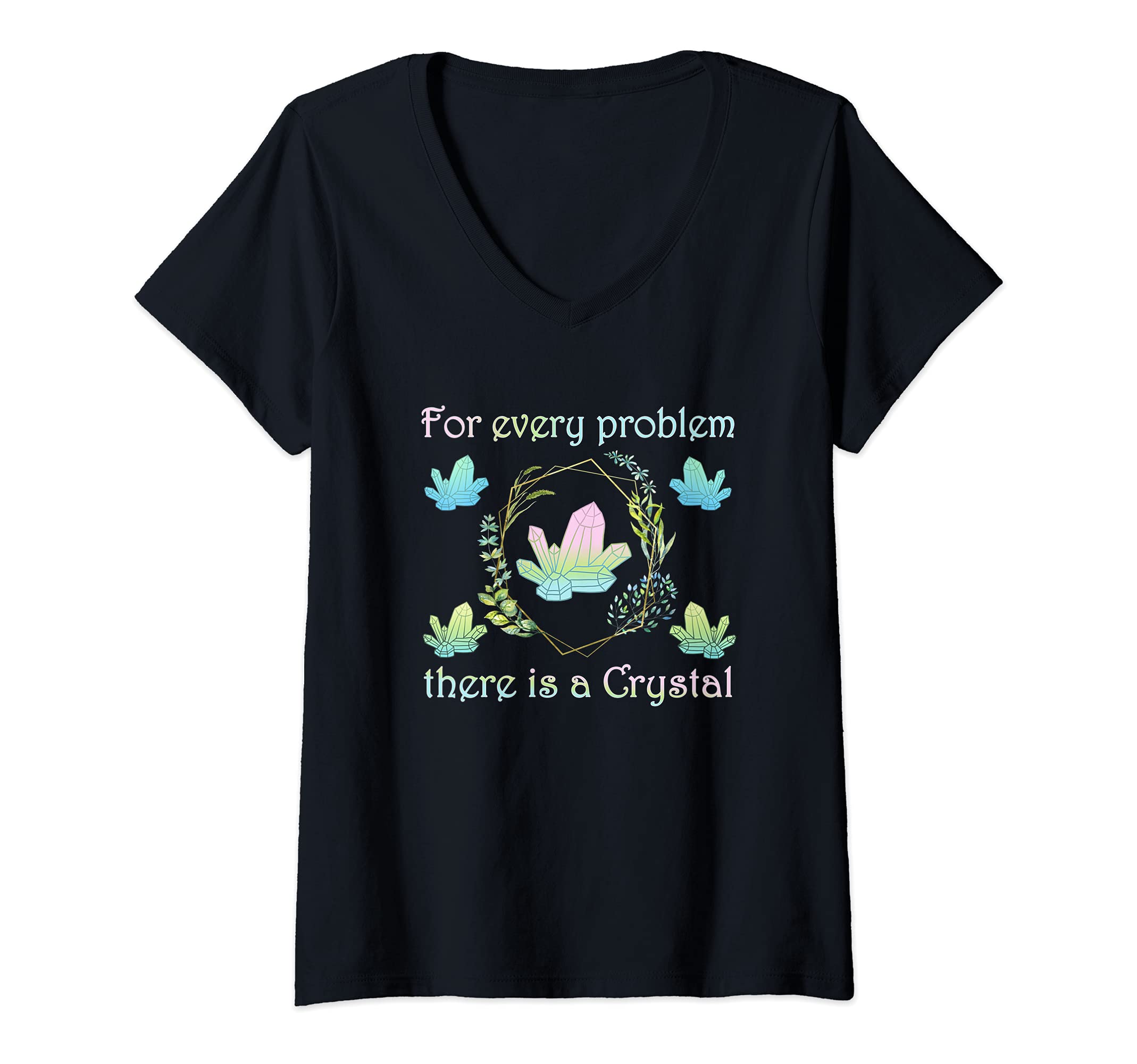 Womens Spiritual Healing Crystals T-Shirt - Aesthetic Graphic Men Women - T-Shirt, Sweatshirt, Hoodie