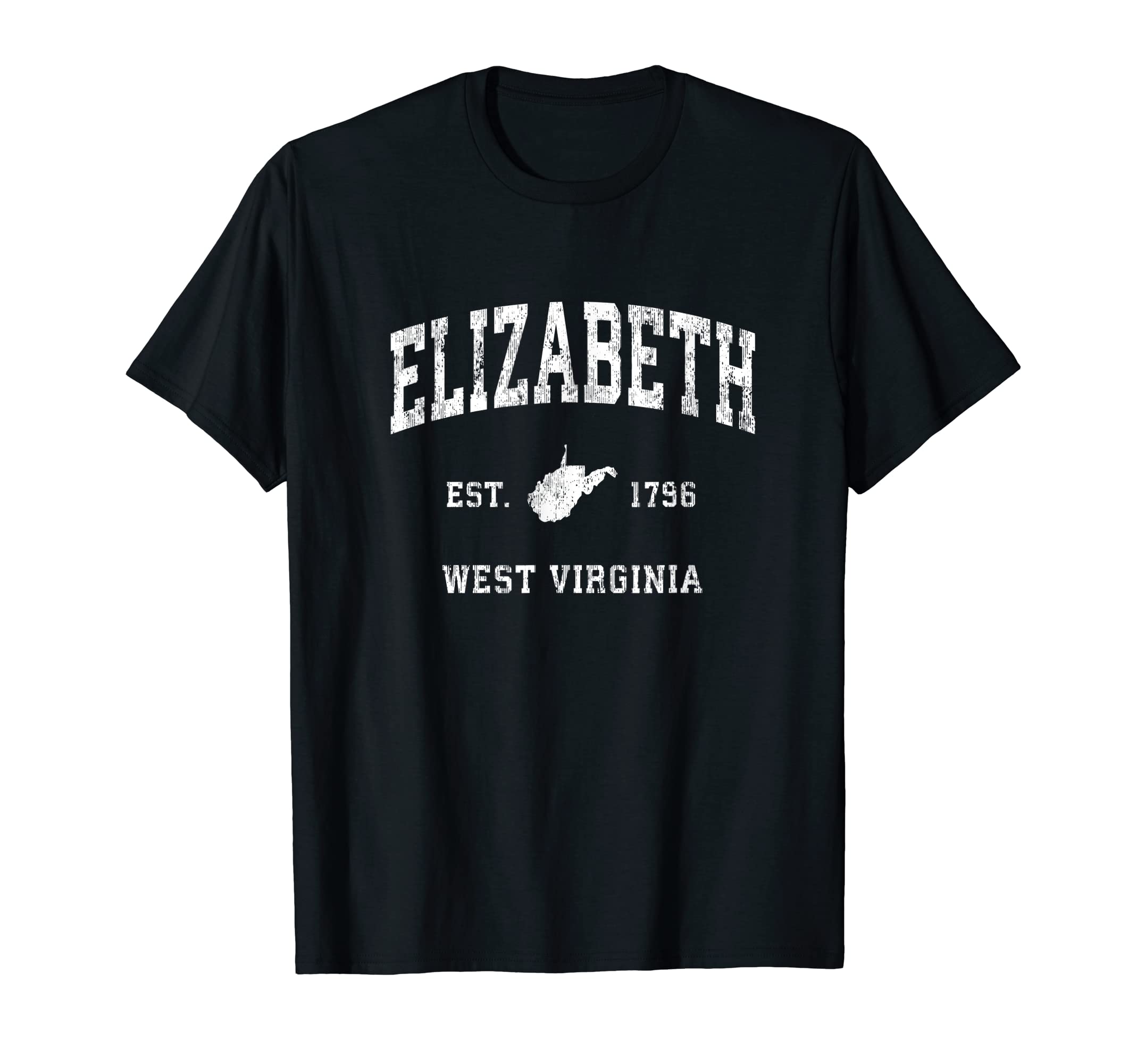 Elizabeth West Virginia Wv Athletic T-Shirt - Trendy Graphic Men Women - T-Shirt, Sweatshirt, Hoodie