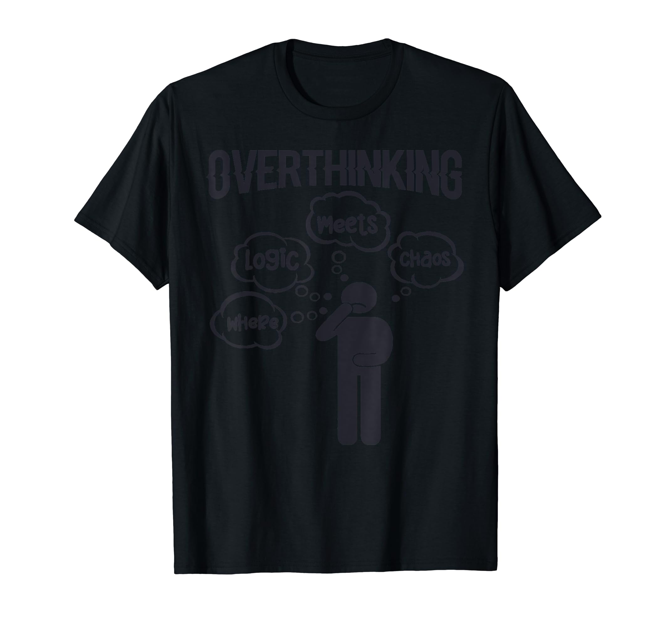 Hold Let Me Overthink This Professional T-Shirt - Trendy Graphic Unisex - T-Shirt, Sweatshirt, Hoodie