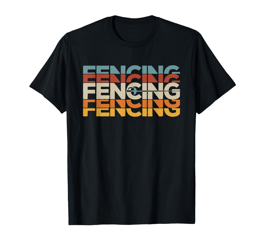 Fencing Sword Typography Fencer T-Shirt - Streetwear Style for Adults - T-Shirt, Sweatshirt, Hoodie