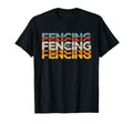 Fencing Sword Typography Fencer T-Shirt - Streetwear Style for Adults - T-Shirt, Sweatshirt, Hoodie